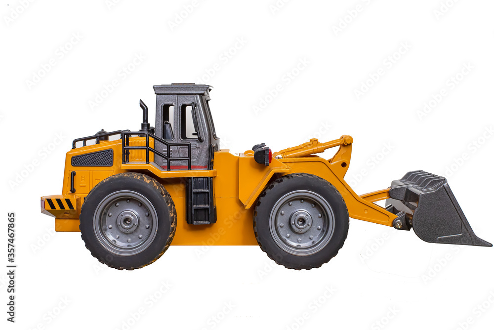 Toy model of a bulldozer 