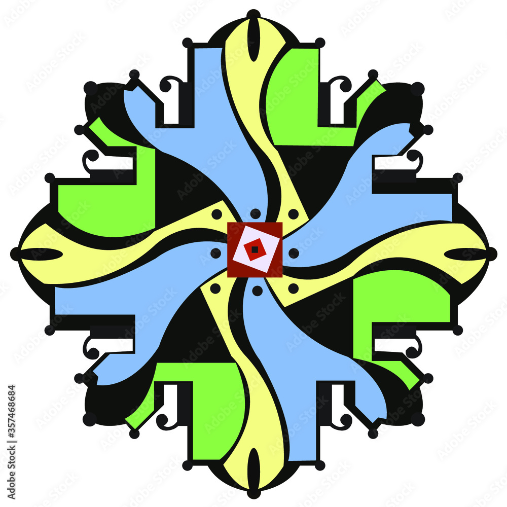 Naklejka premium abstract vector pattern