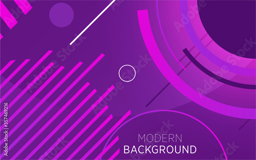 modern technology purple abstract background banner with circle and line can be used in cover design  poster  flyer  book design  website backgrounds or advertising. vector illustration.