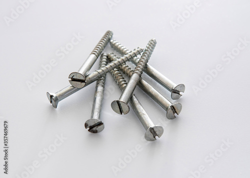 Close-up on screws for do-it-yourselfers