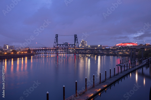 Portland water front and freeway © SHELL