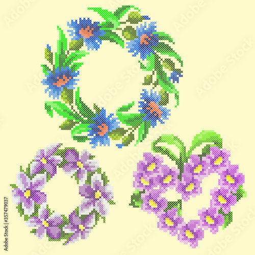 wreath of flowers