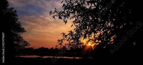 sunset on the lake © Aksam