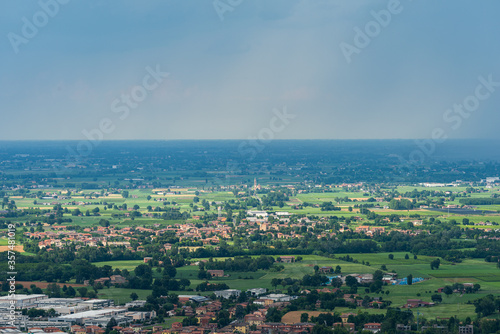 Panorama di Reggio Emilia dalle colline