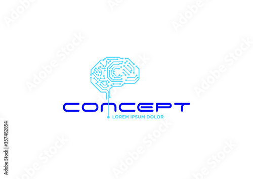 human brain technology logo 