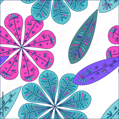 Floral seamless pattern.