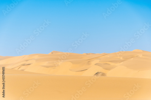 Desert trip on Walvis Bay dunes in Namibia