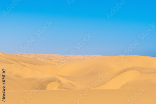 Desert trip on Walvis Bay dunes in Namibia