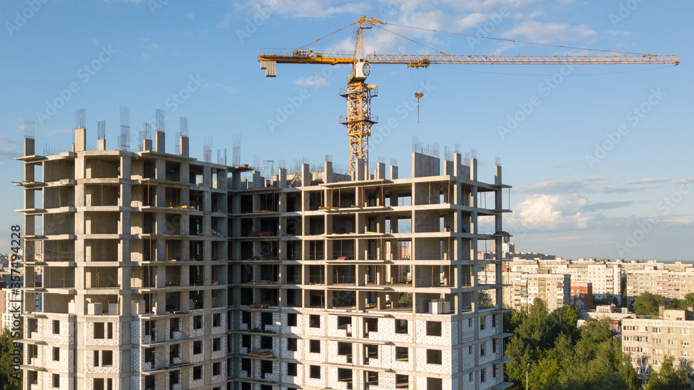 construction of a multi-storey residential building in Nizhny Novgorod construction of a multi-storey residential building in Nizhny Novgorod