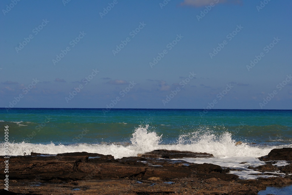 Waves  of Mediterranean Blue