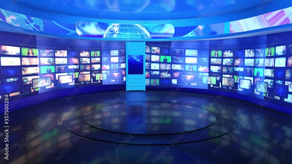 3d virtual news studio green screen background 3d virtual news studio green screen background