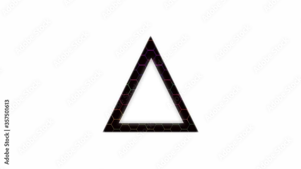 triangle symbol isolated on white triangle symbol isolated on white