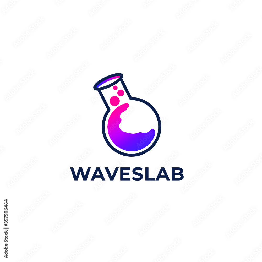 Science technology Chemistry flask template logo design inspiration. laboratory biotechnology Quality symbol icon vector illustration Science technology Chemistry flask template logo design inspiration. laboratory biotechnology Quality symbol icon vector illustration