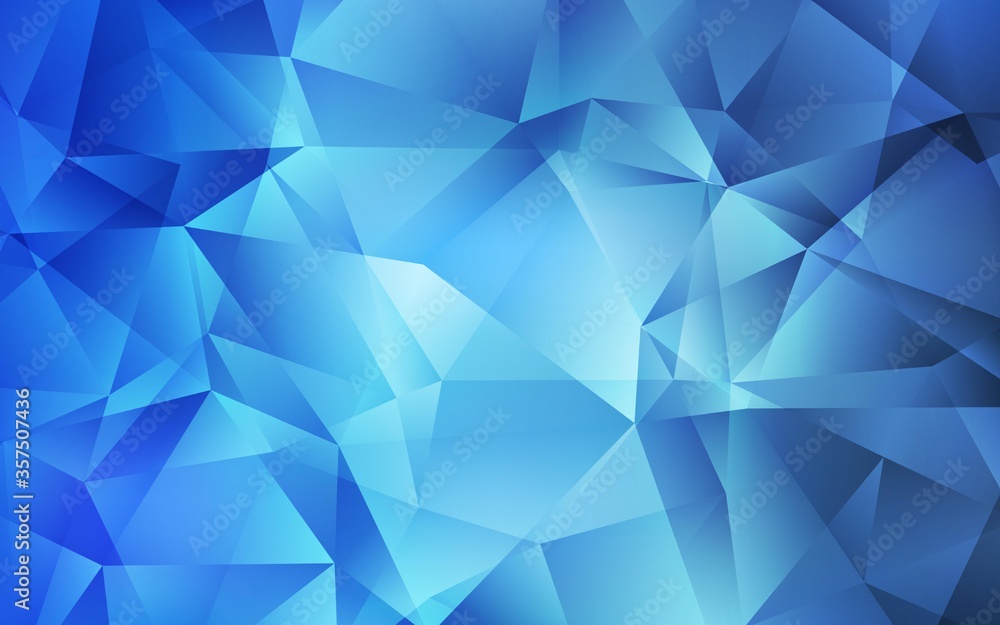 Light BLUE vector polygonal pattern. Light BLUE vector polygonal pattern.