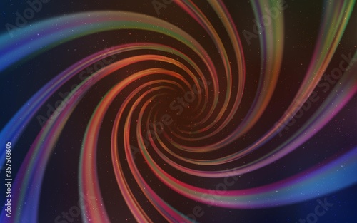 Light Blue, Red vector layout with cosmic stars.