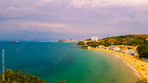 Views of a wonderful beach in Algeria photo