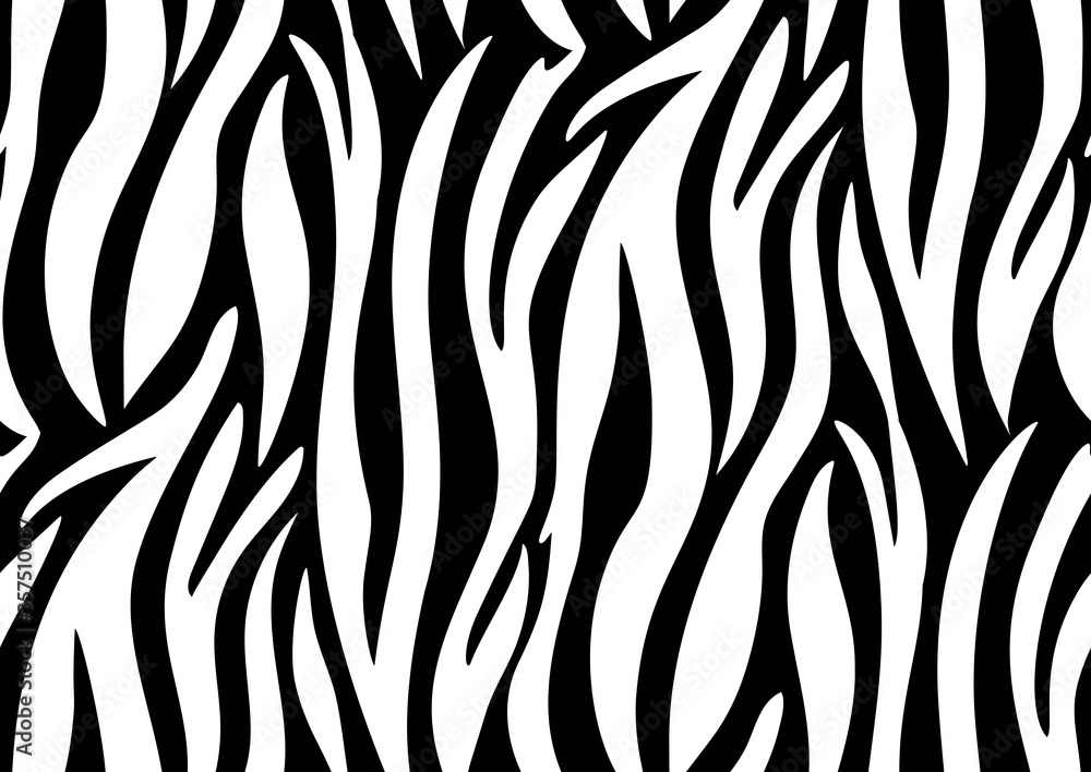 Zebra seamless pattern in abstract style on black background. Vector illustration. Camouflage. Zebra seamless pattern in abstract style on black background. Vector illustration. Camouflage.