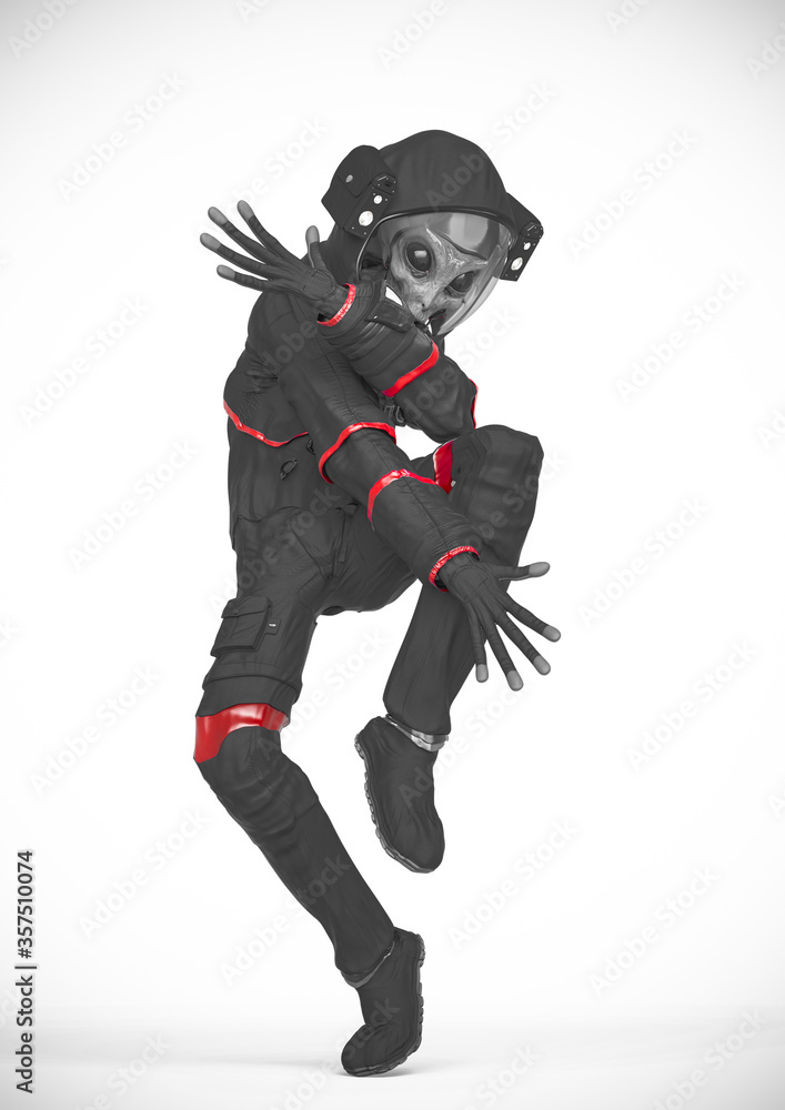 alien astronaut on street dance style alien astronaut on street dance style