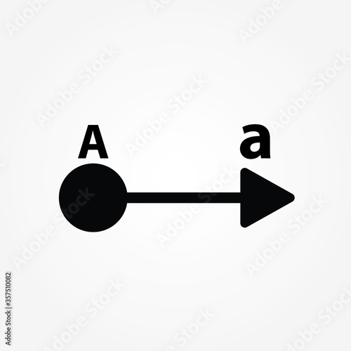 caps lock symbol icon vector illustration