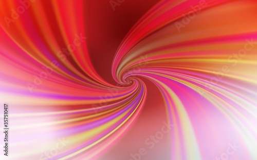 Light Red vector texture with curved lines.