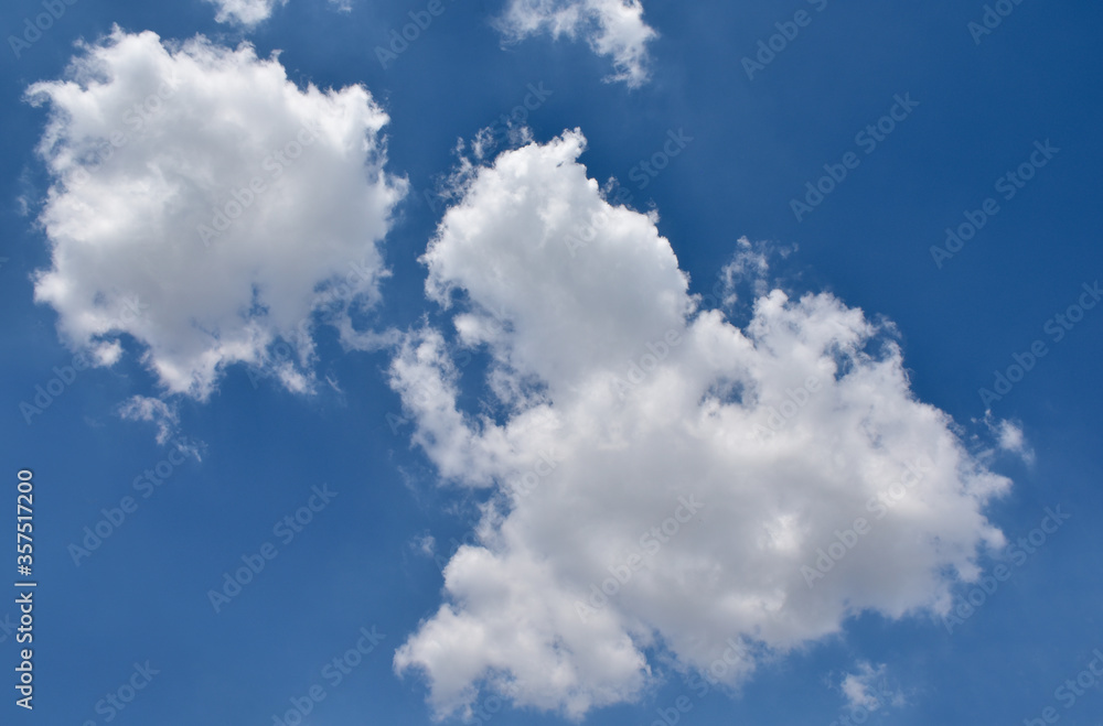 Bright Blue sky with white cloud. Beautiful sky background and wallpaper. Clear day and good weather in the morning. Bright Blue sky with white cloud. Beautiful sky background and wallpaper. Clear day and good weather in the morning.