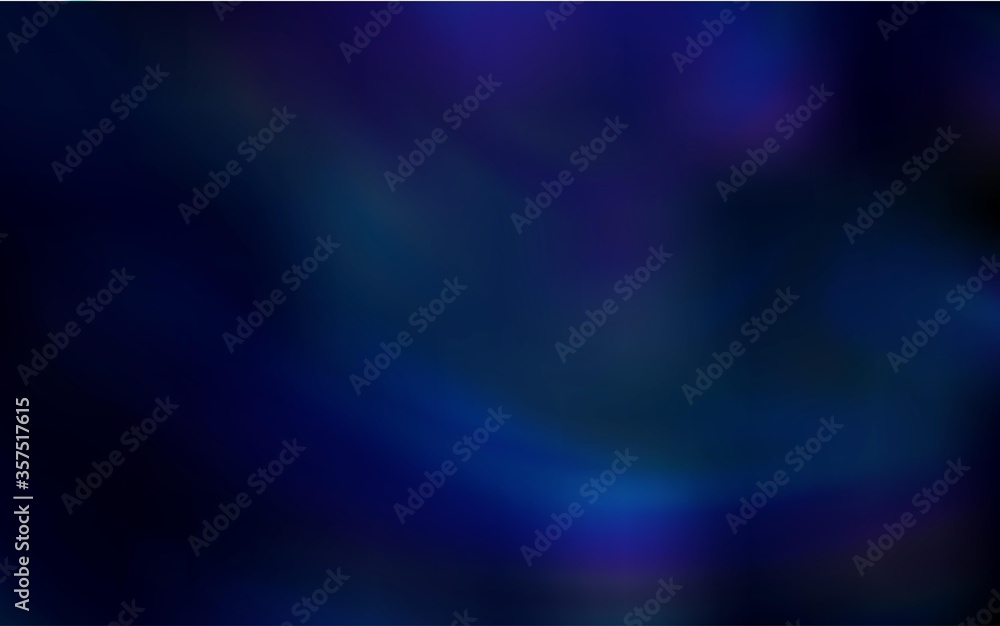 Fototapeta premium Dark BLUE vector blurred and colored pattern.