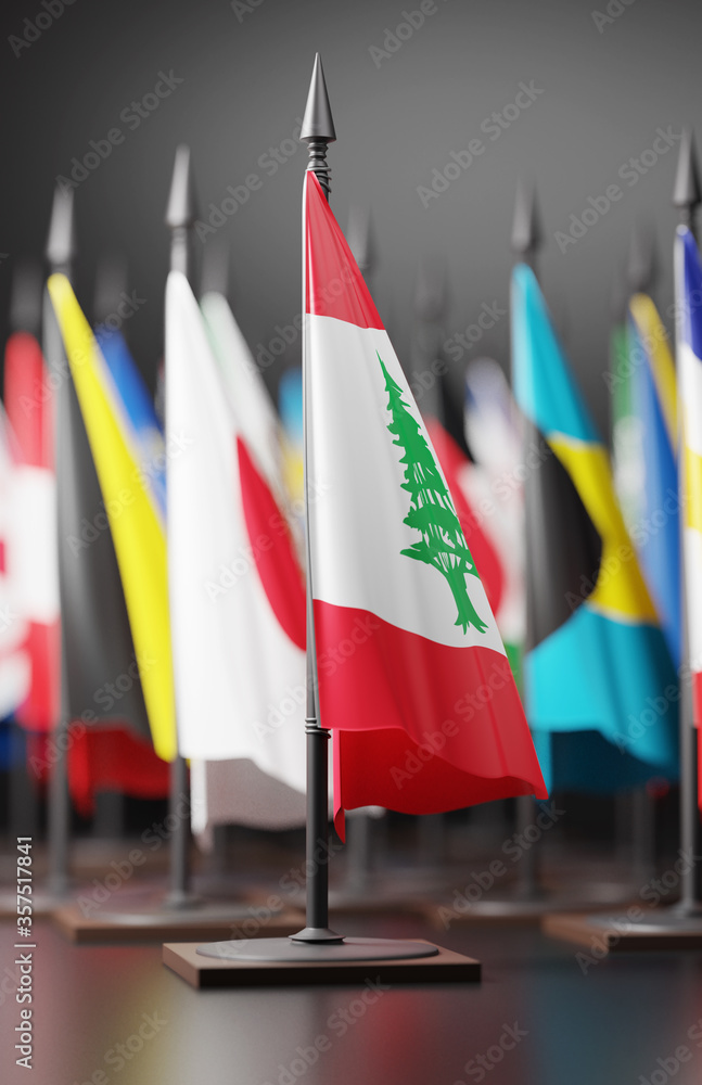 LEBANON Colors Background,LEBANESE National Flag (3D Render)
LEBANON Colors Background,LEBANESE National Flag (3D Render)