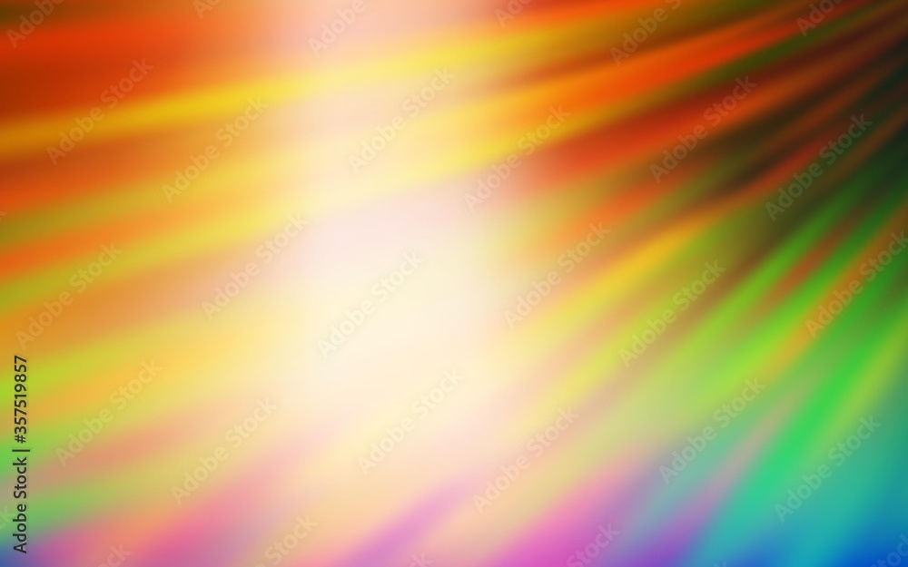 Light Multicolor vector blurred pattern.