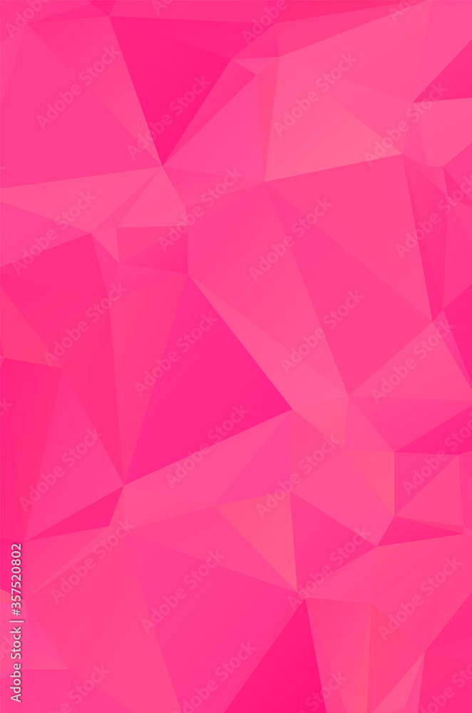 Obraz premium Light pink polygonal design pattern