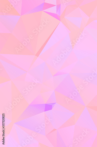 Purple vivid vector texture with triangular style. Illustration with set of colorful