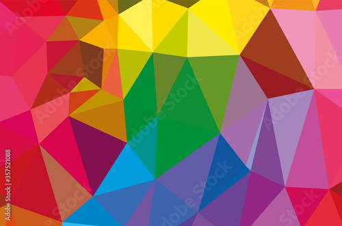 Geometric designs. Vector, multicolor geometric background. Triangles, vivid in the style of cubism