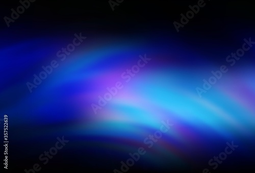 Dark BLUE vector glossy abstract background.