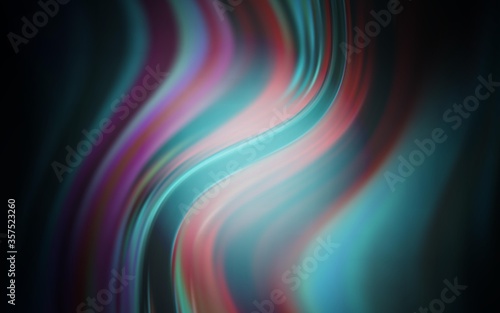 Light BLUE vector blurred bright pattern.