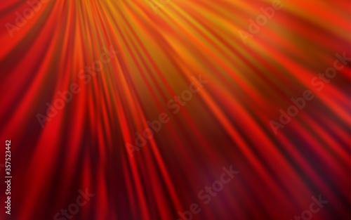 Dark Red, Yellow vector blurred and colored pattern.