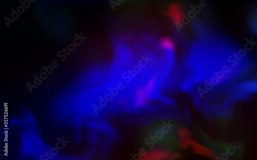 Dark Blue, Red vector blurred template.