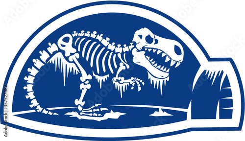 dinosaurus frozen igloo logo