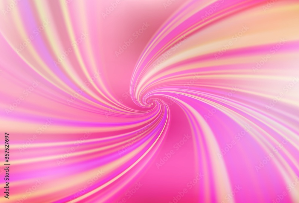 Light Pink vector backdrop with bent lines. Light Pink vector backdrop with bent lines.