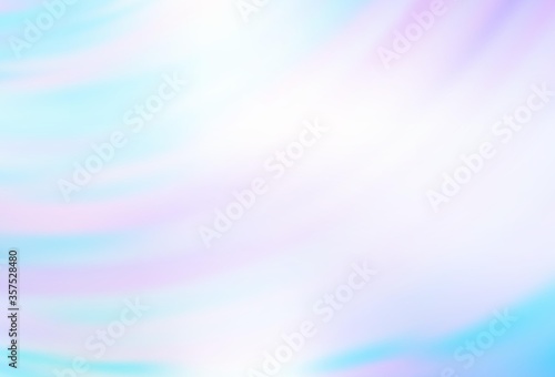 Light Pink, Blue vector backdrop with bent lines.