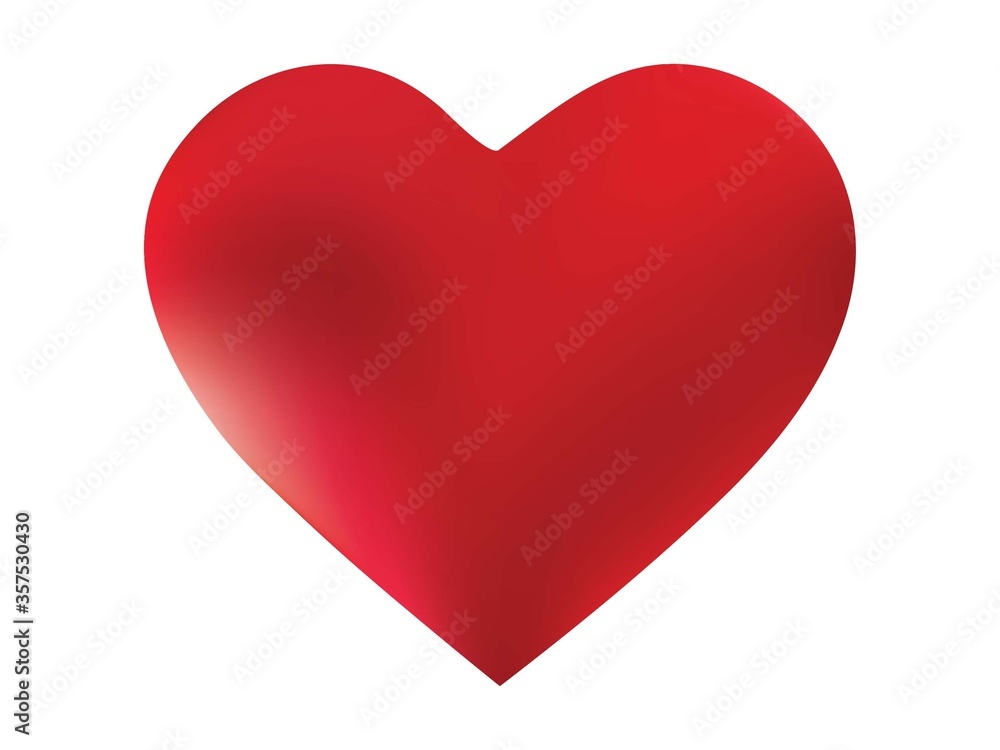 Blurred background in the form of a heart.