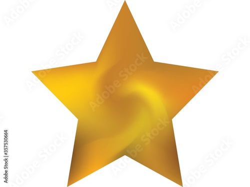 Colored background in the form of pentagram.