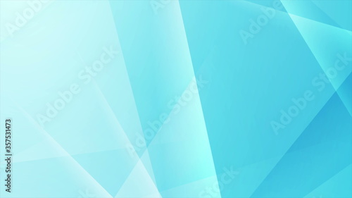 Abstract blue tech shiny low poly background