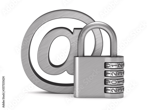metallic symbol email and p...
