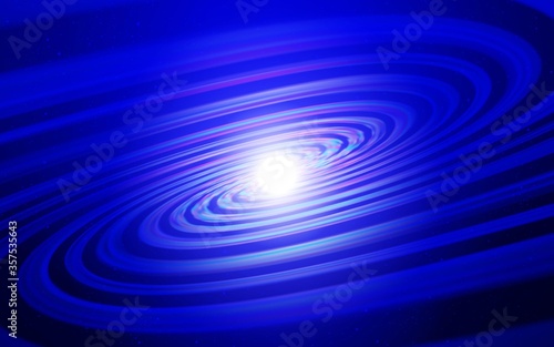 Light BLUE vector background with astronomical stars.