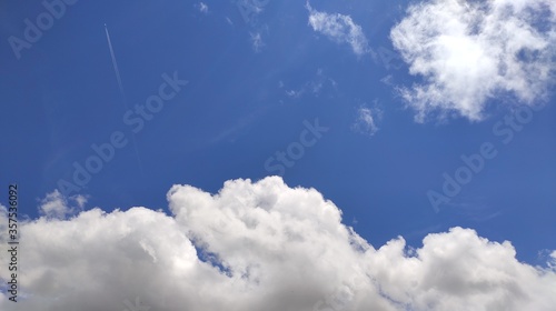 blue sky with clouds