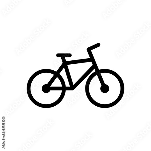 bicycle icon logo illustration symbol