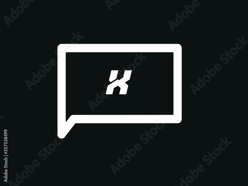 Fotografie Capital letter X vector image