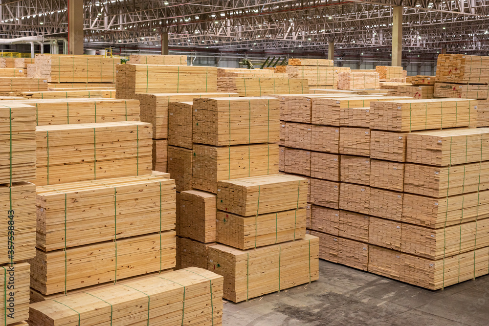 wooden factory piles pallets storage inside shed wooden factory piles pallets storage inside shed