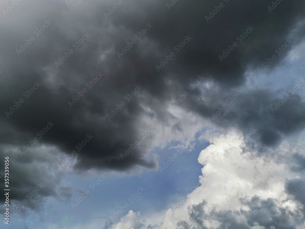 Dirty clouds in the sky before rain. Dirty clouds in the sky before rain.