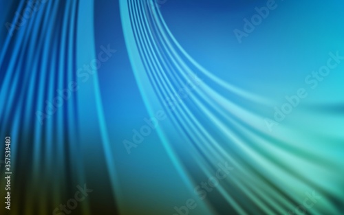 Dark BLUE vector background with bent lines.