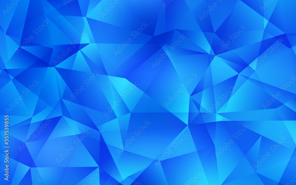 Light BLUE vector polygon abstract backdrop. Light BLUE vector polygon abstract backdrop.